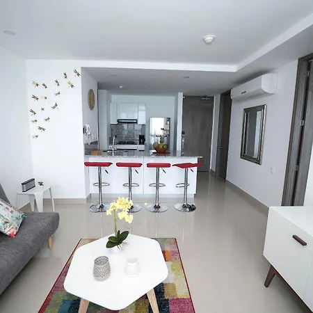 Espectacular Apto 1 Hab En Bocagrande - 2504 Apartamento Cartagena
