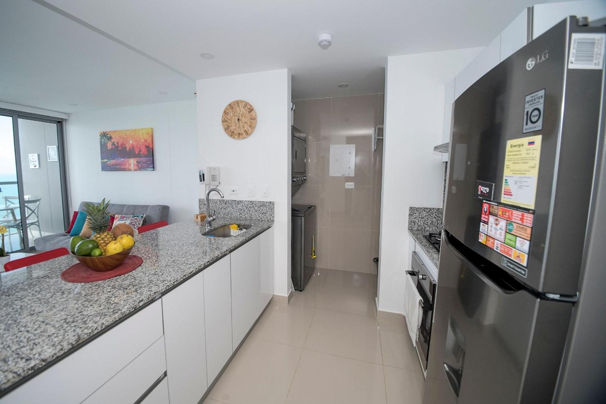 Apartamento Espectacular Apto 1 Hab En Bocagrande - 2504 Cartagena