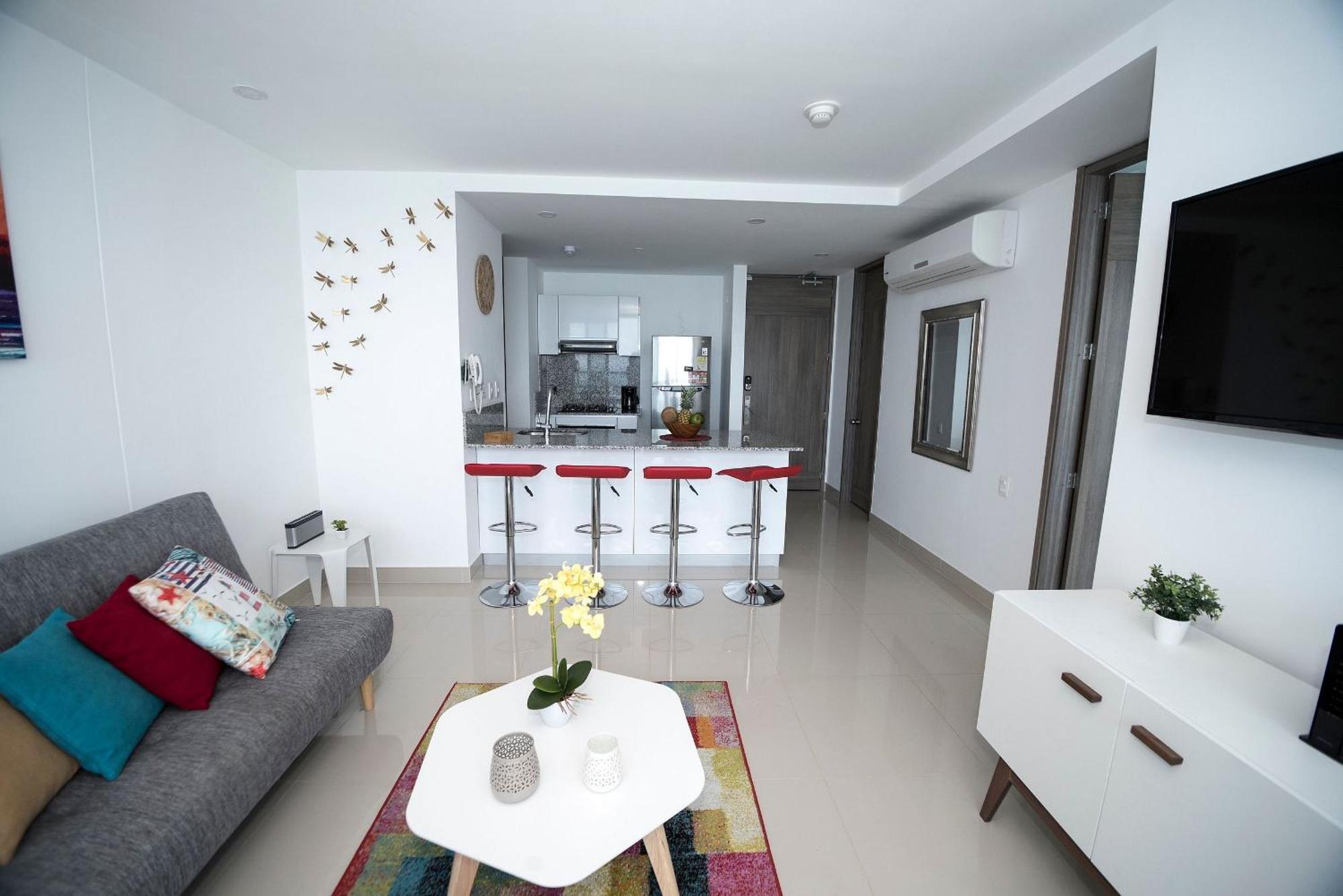 Espectacular Apto 1 Hab En Bocagrande - 2504 Apartamento Cartagena