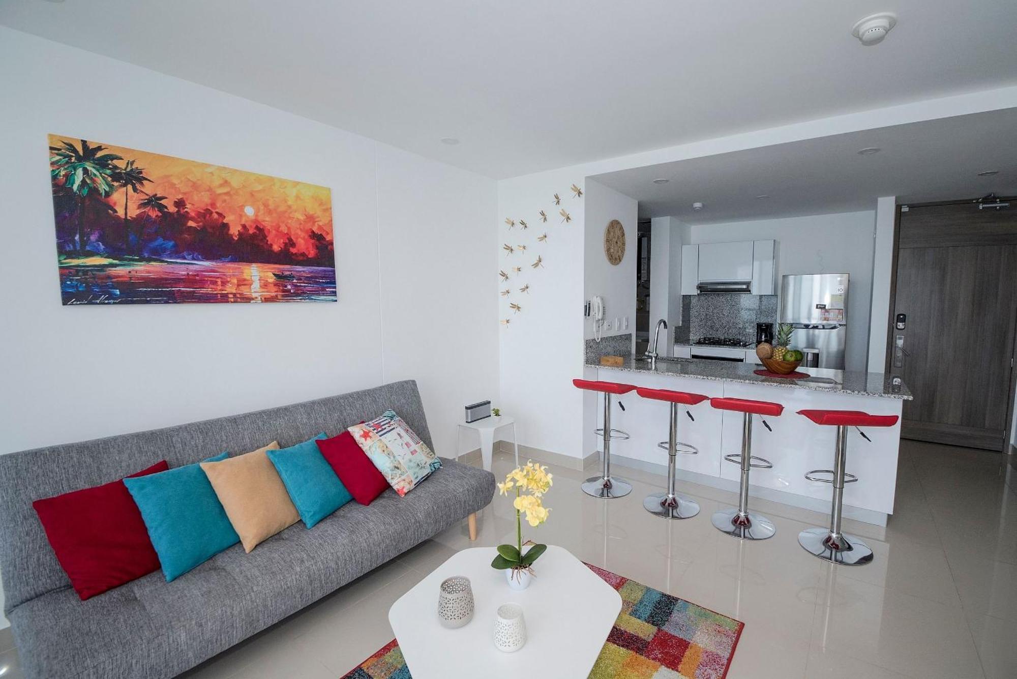 Apartamento Espectacular Apto 1 Hab En Bocagrande - 2504 Cartagena